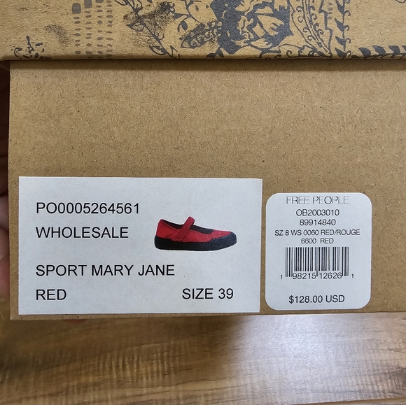 New Free People Sporty Mary Jane Flat - Picture 11 of 14